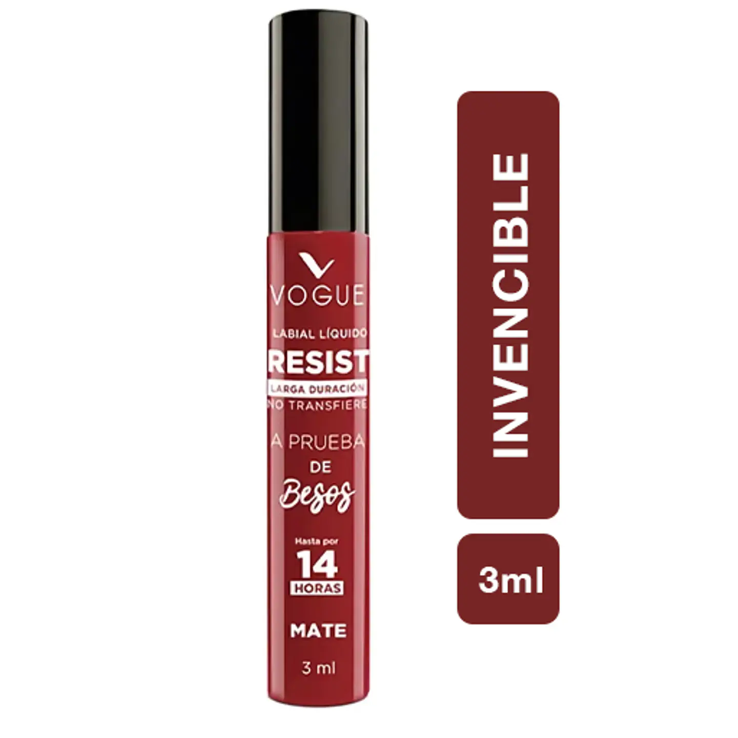 Labial Líquido a Prueba de Besos VOGUE Resist 3ml 20