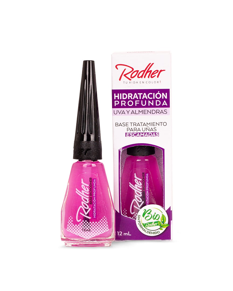 Base Uñas Escamadas Hidratación Profunda RODHER 12ml