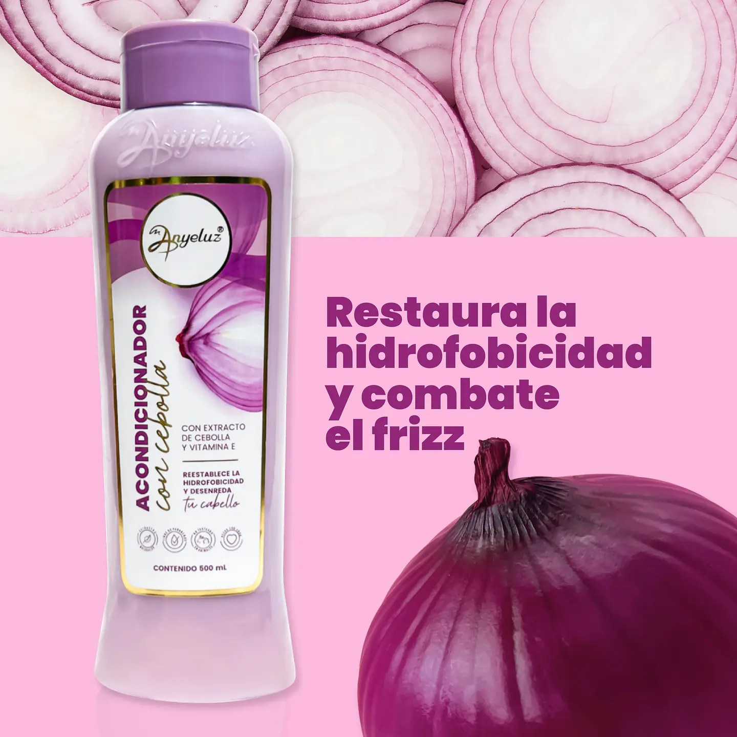 Acondicionador de Cebolla ANYELUZ 500ml 2