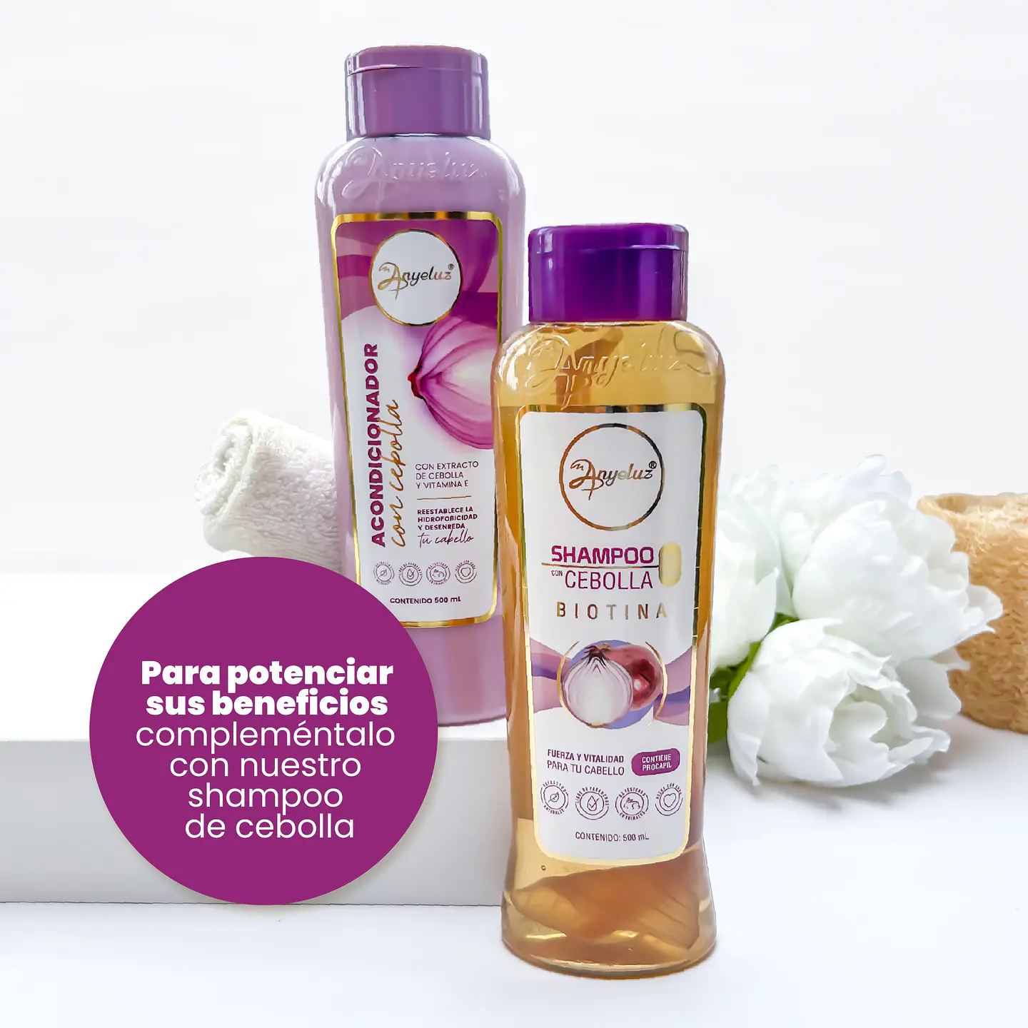 Acondicionador de Cebolla ANYELUZ 500ml 6