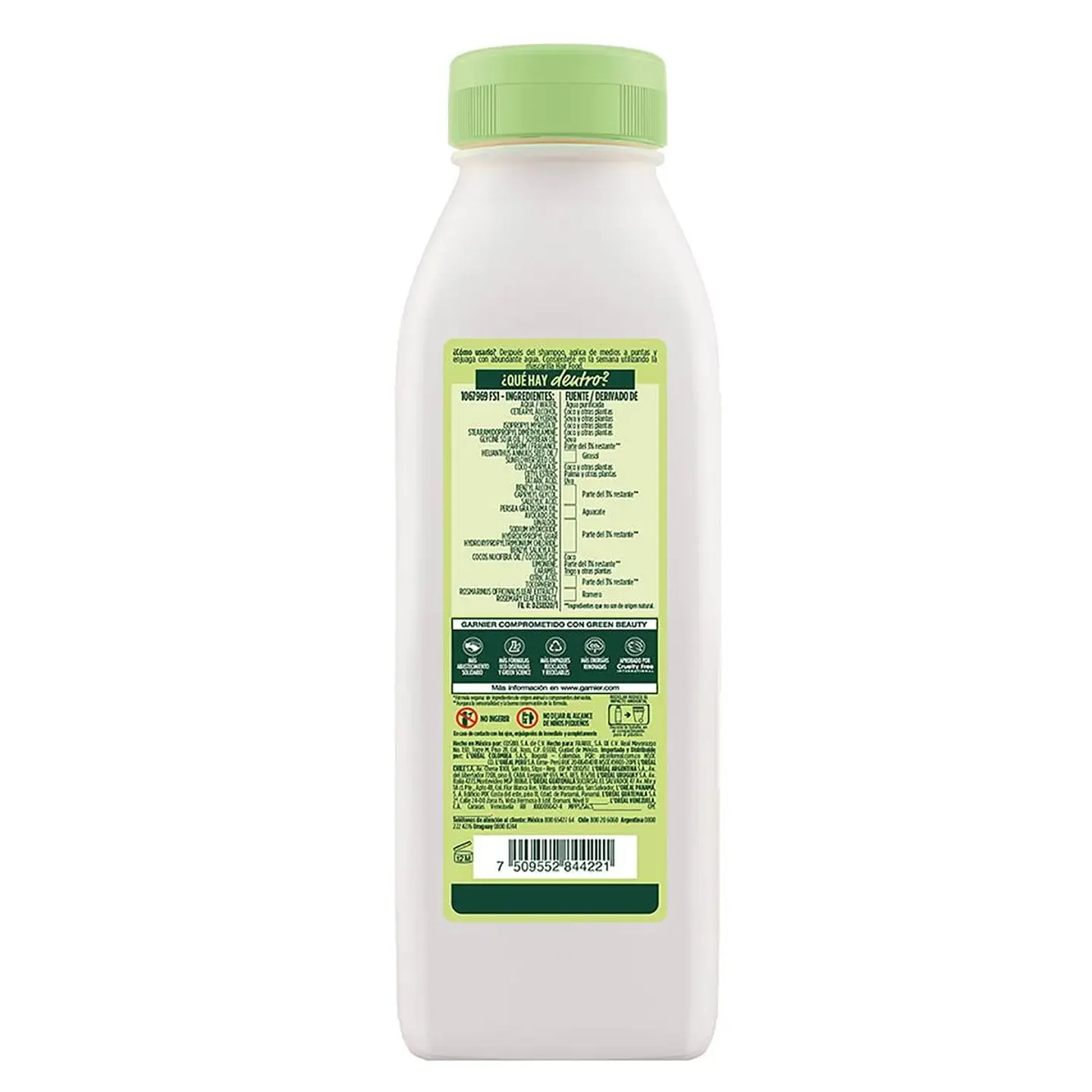 Acondicionador Hair Food Aguacate Nutrición GARNIER Fructis 300ml 2