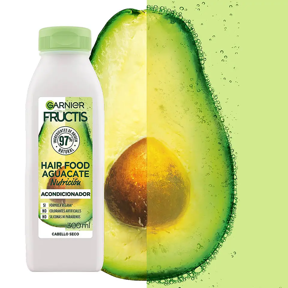 Acondicionador Hair Food Aguacate Nutrición GARNIER Fructis 300ml 4