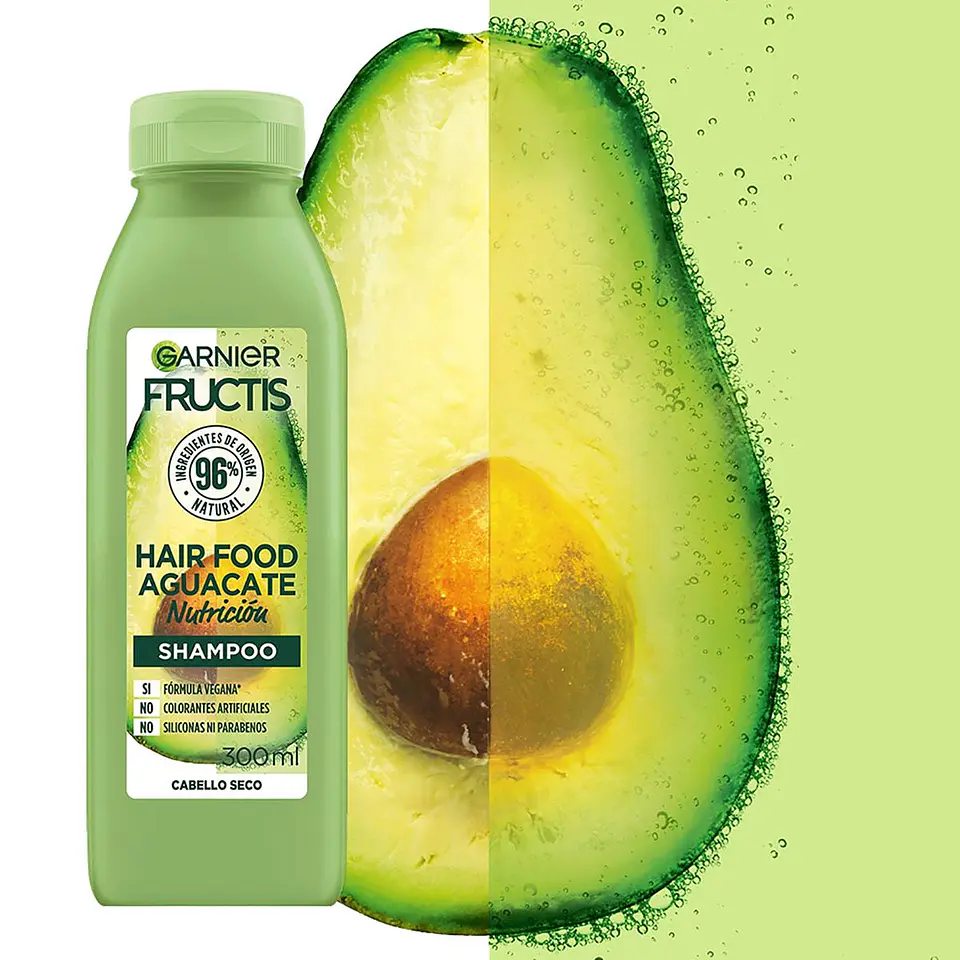Shampoo Hair Food Aguacate Nutrición GARNIER Fructis 300ml 4
