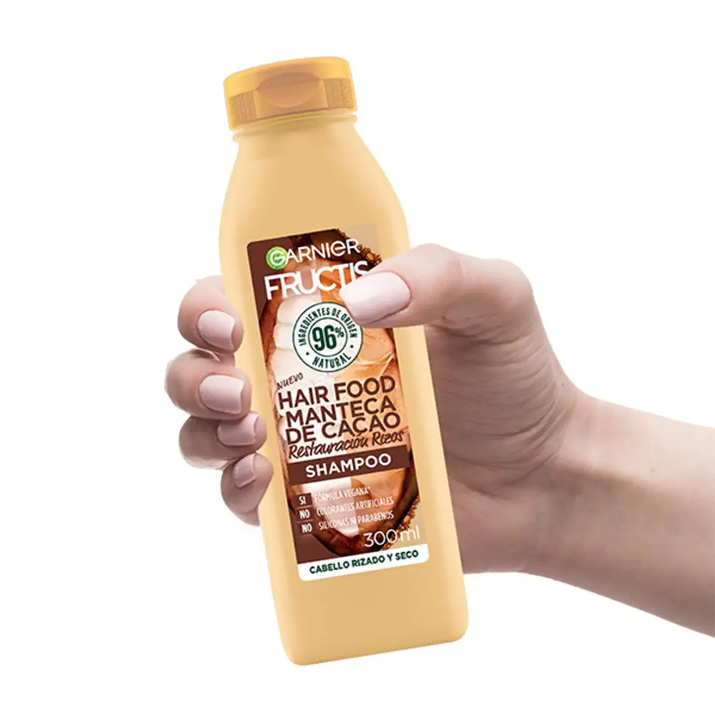 Shampoo Hair Food Manteca de Cacao Reparación Rizos GARNIER Fructis 300ml 3