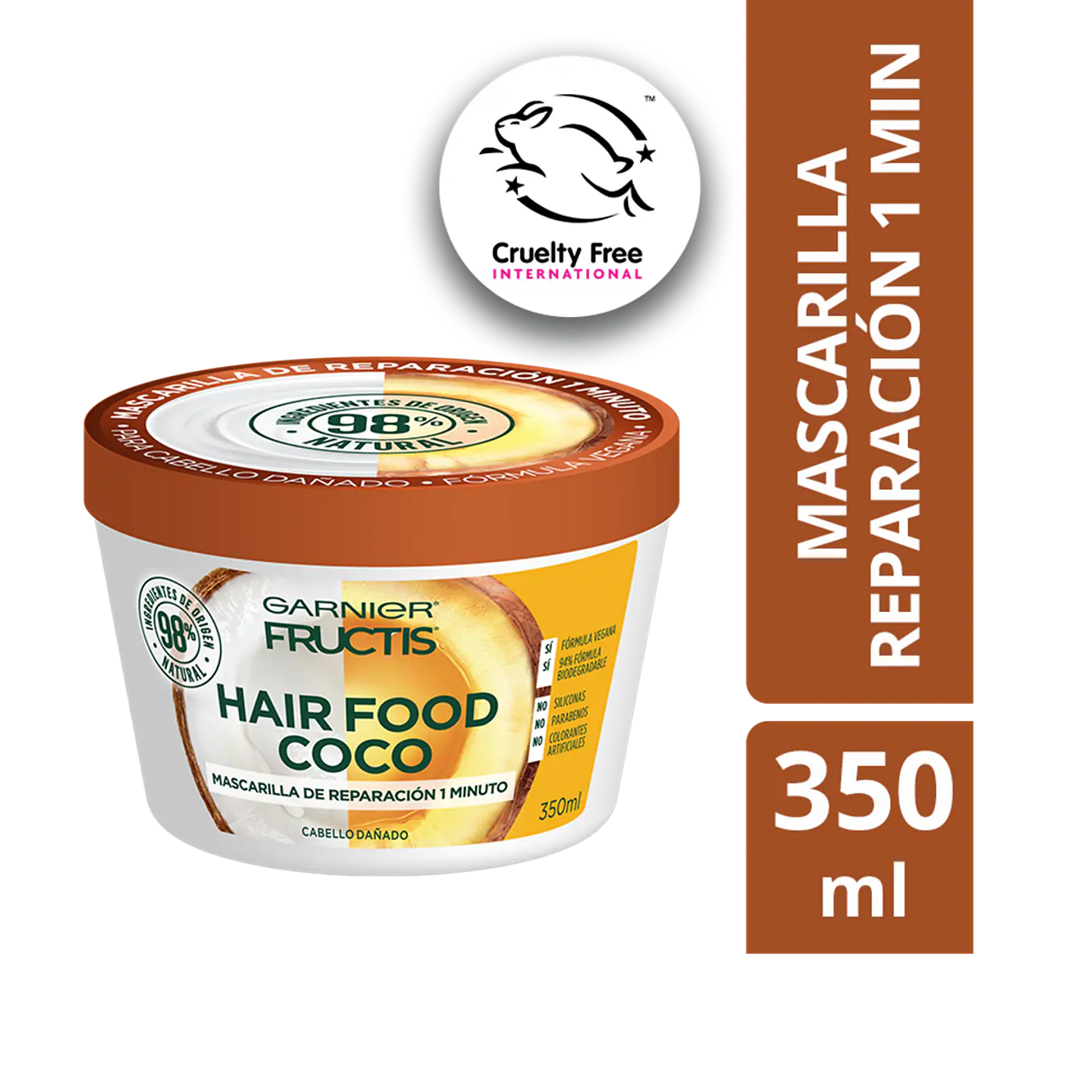 Mascarilla Hair Food Coco Reparación GARNIER Fructis 350ml 2