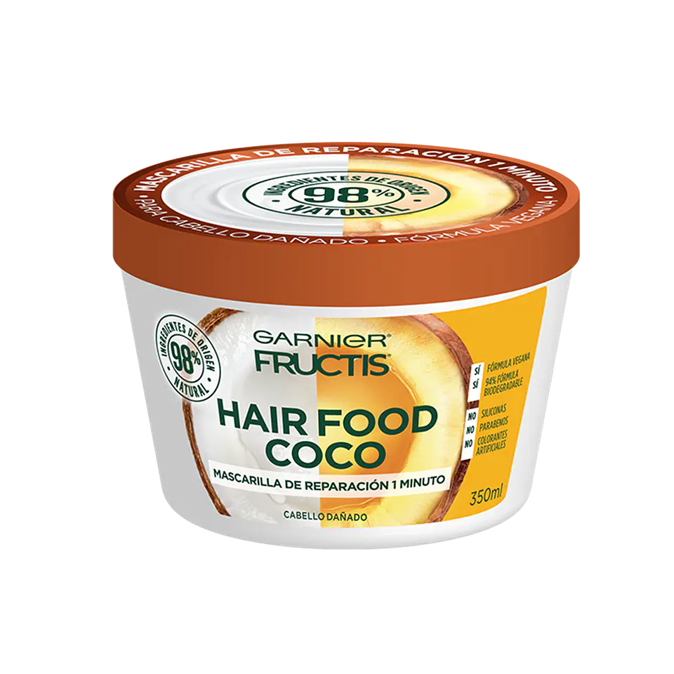 Mascarilla Hair Food Coco Reparación GARNIER Fructis 350ml 1