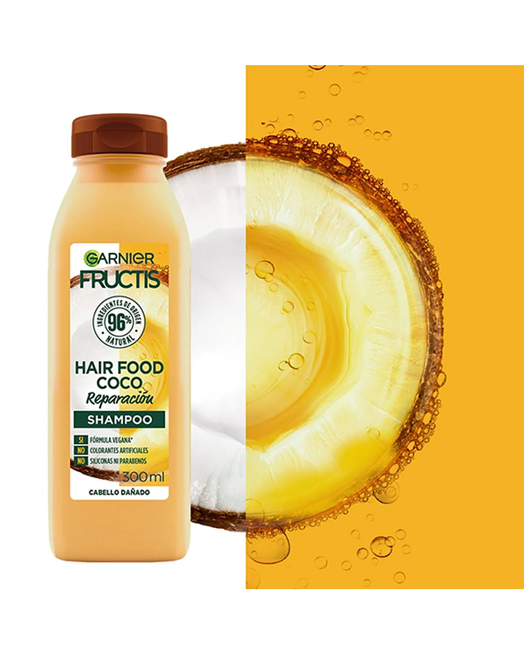 Shampoo Hair Food Coco Reparación GARNIER Fructis 300ml