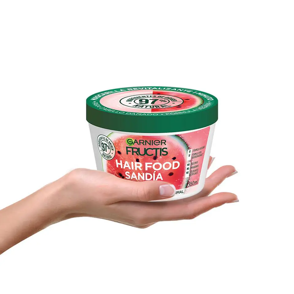 Mascarilla Hair Food Aguacate Nutrición GARNIER Fructis 350ml 4