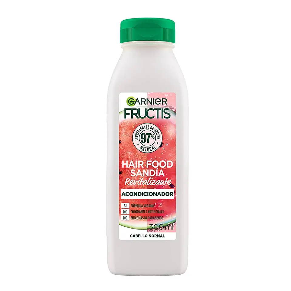 Acondicionador Hair Food Sandía Revitalizante GARNIER Fructis 300ml 1