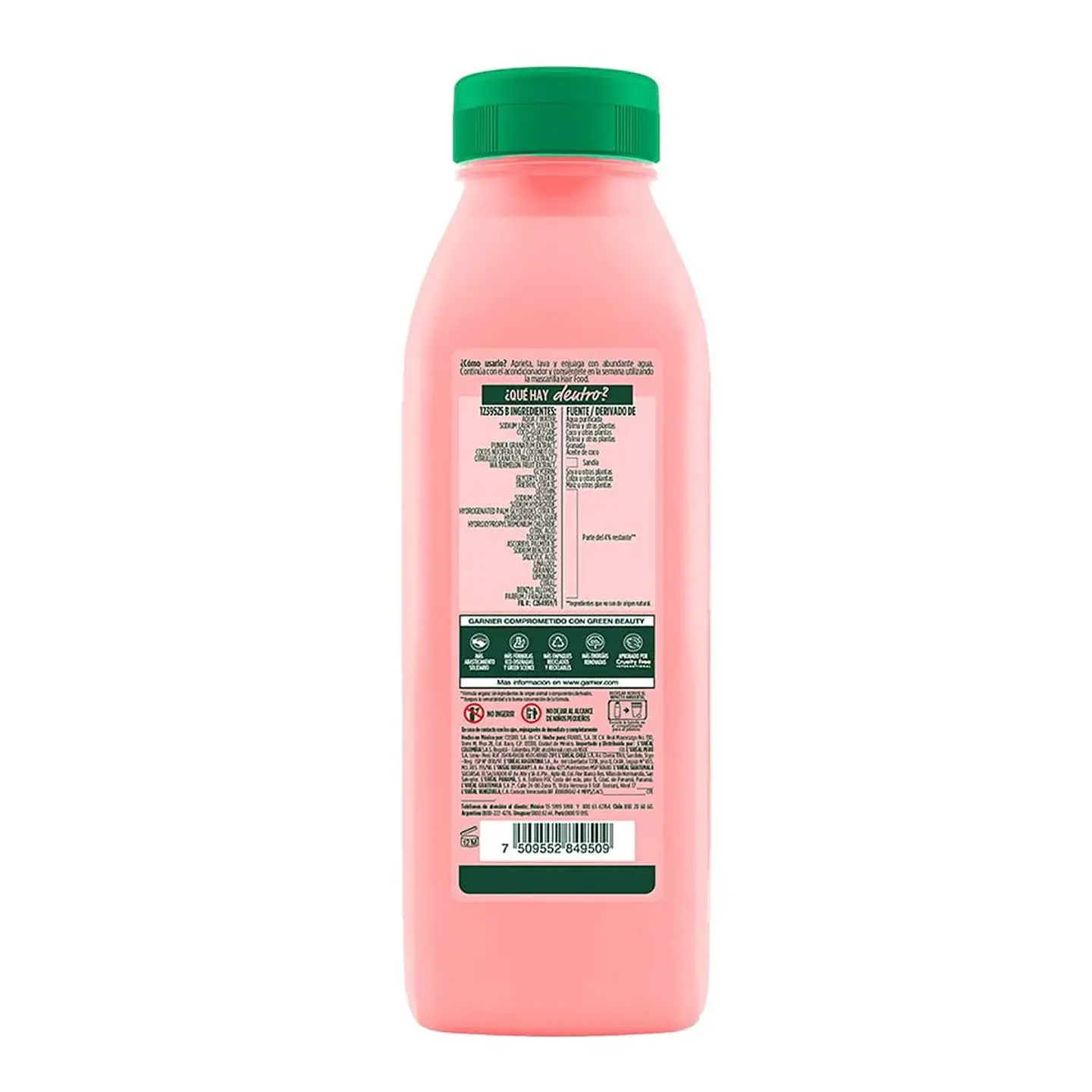 Shampoo Hair Food Sandía Revitalizante GARNIER Fructis 300ml 2