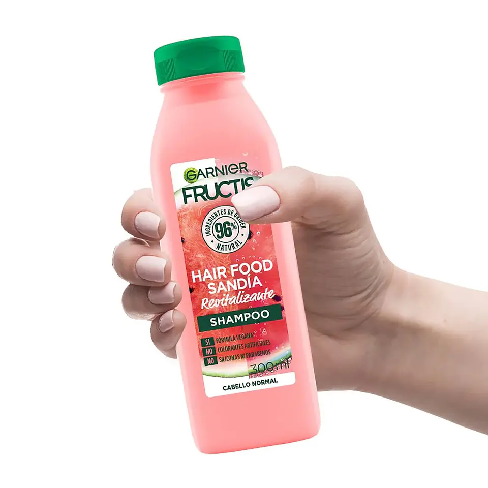 Shampoo Hair Food Sandía Revitalizante GARNIER Fructis 300ml 3