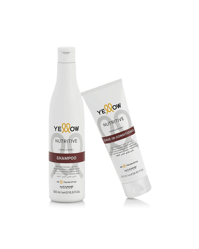 Combo Nutritivo Cabello Seco YELLOW Nutritive Champú + Acondicionador