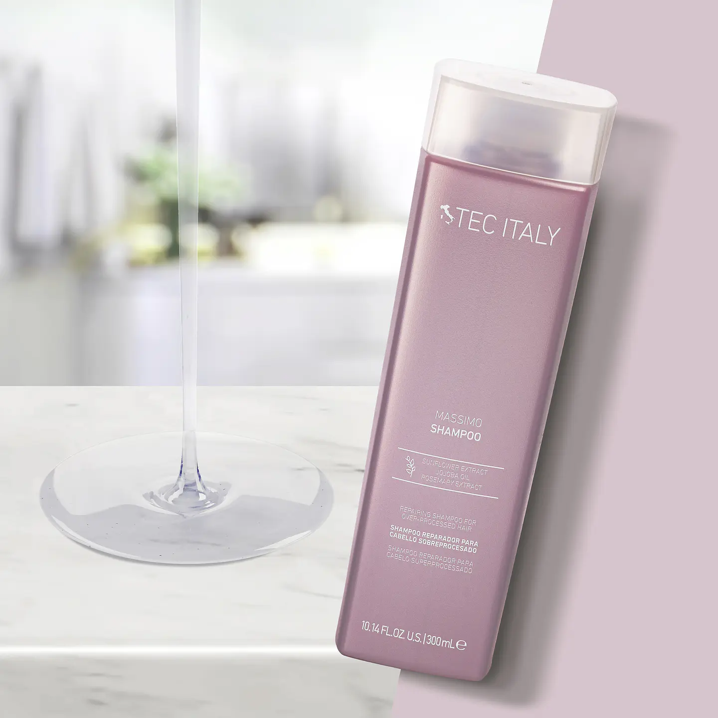 Shampoo Reparador Massimo TEC ITALY Repair 300ml 4