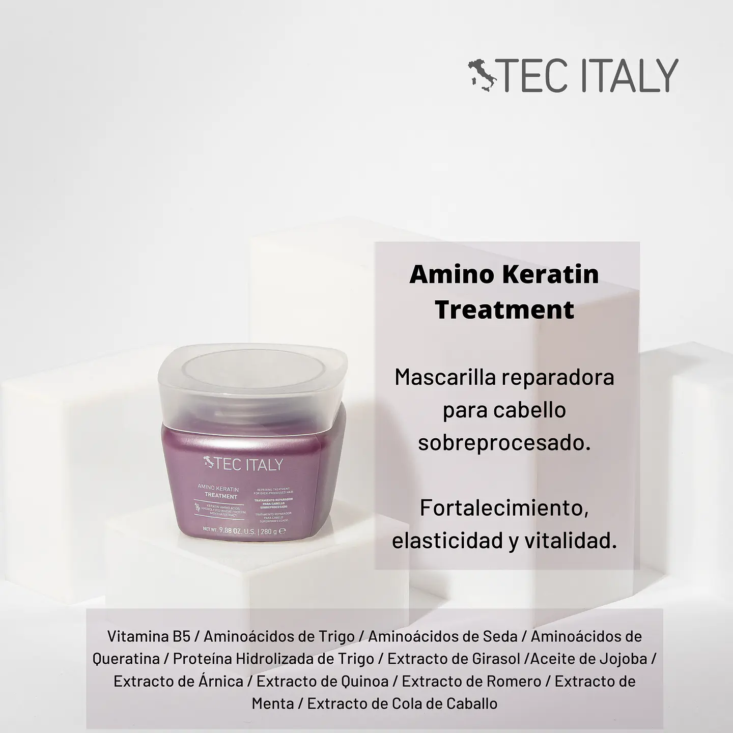 Tratamiento Amino Keratin TEC ITALY Repair 280g 3