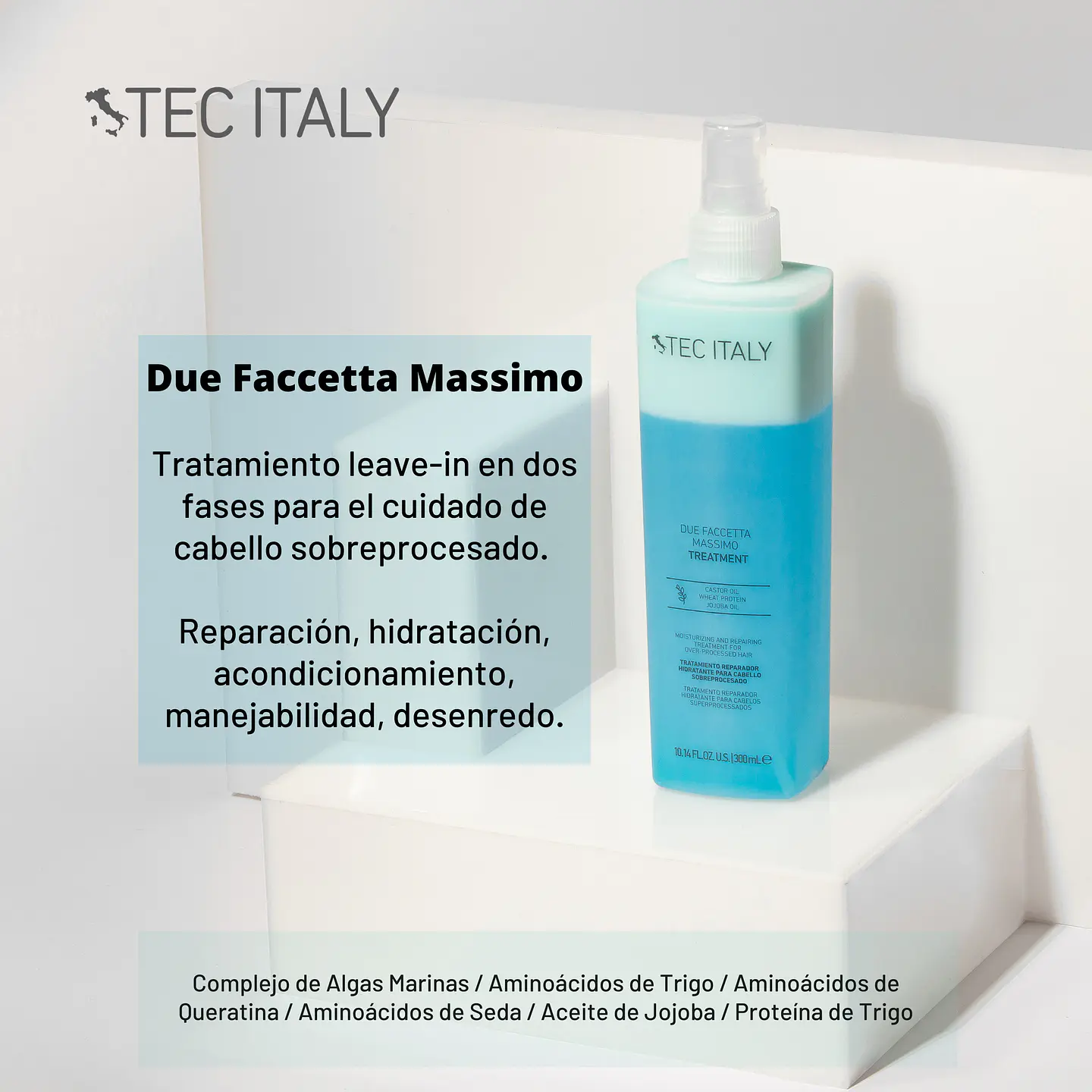 Bifásico Due Faccetta Massimo TEC ITALY Repair 300ml 3