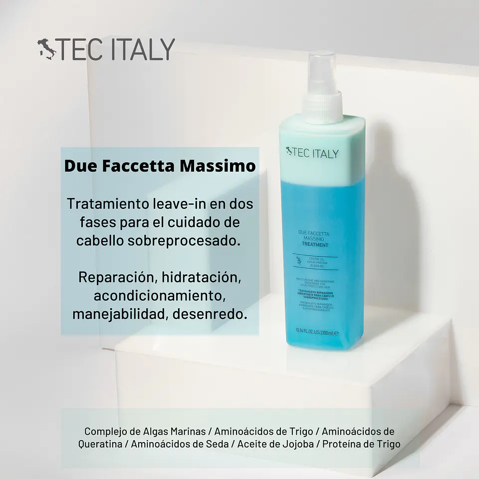 Bifásico Due Faccetta Massimo TEC ITALY Repair 300ml 3