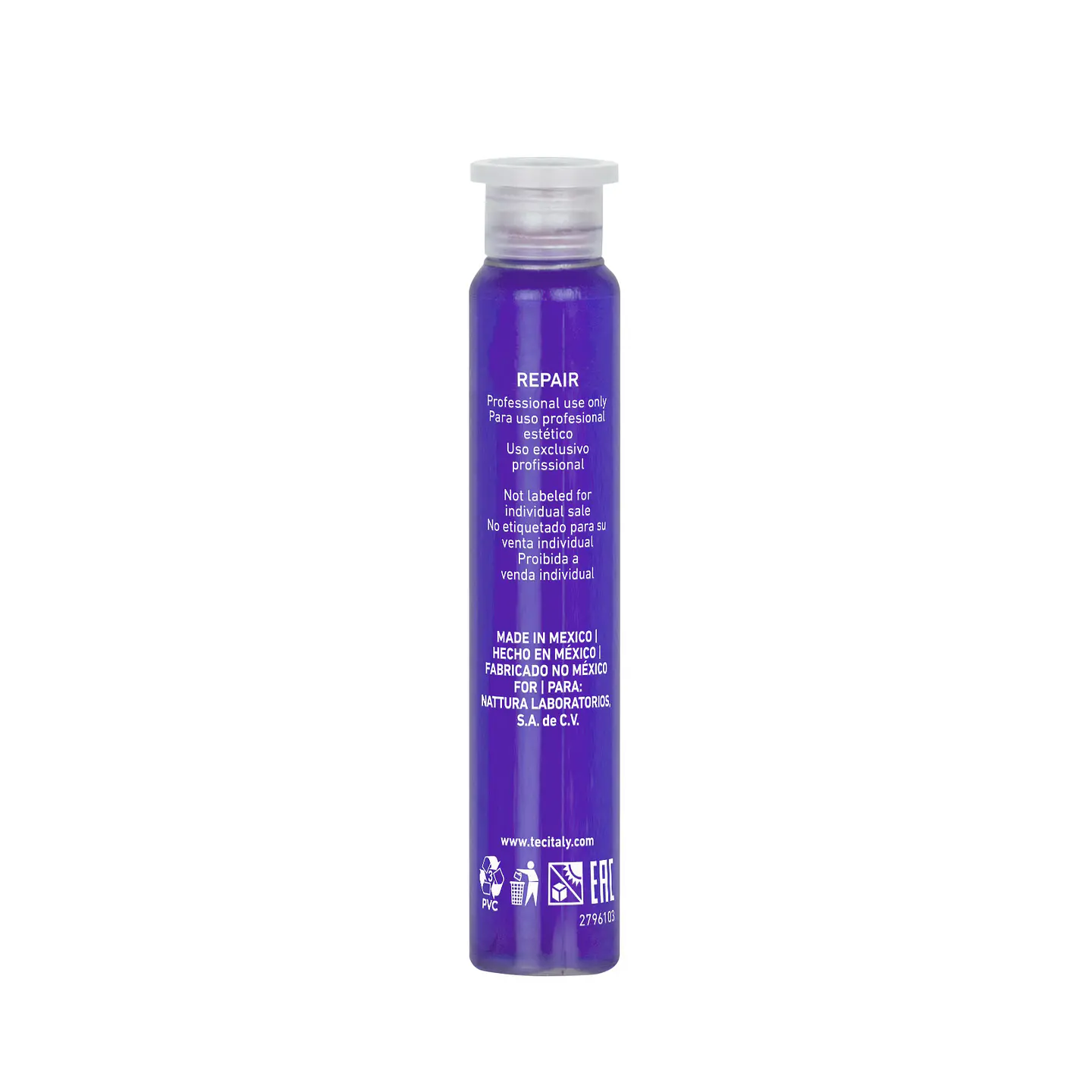Caja de 12 Ampolletas Reestructurante Semilla de Lino TEC ITALY Repair 10ml 4
