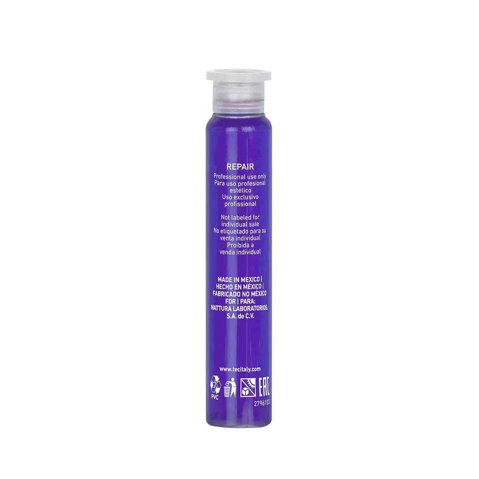 Caja de 12 Ampolletas Reestructurante Semilla de Lino TEC ITALY Repair 10ml 4