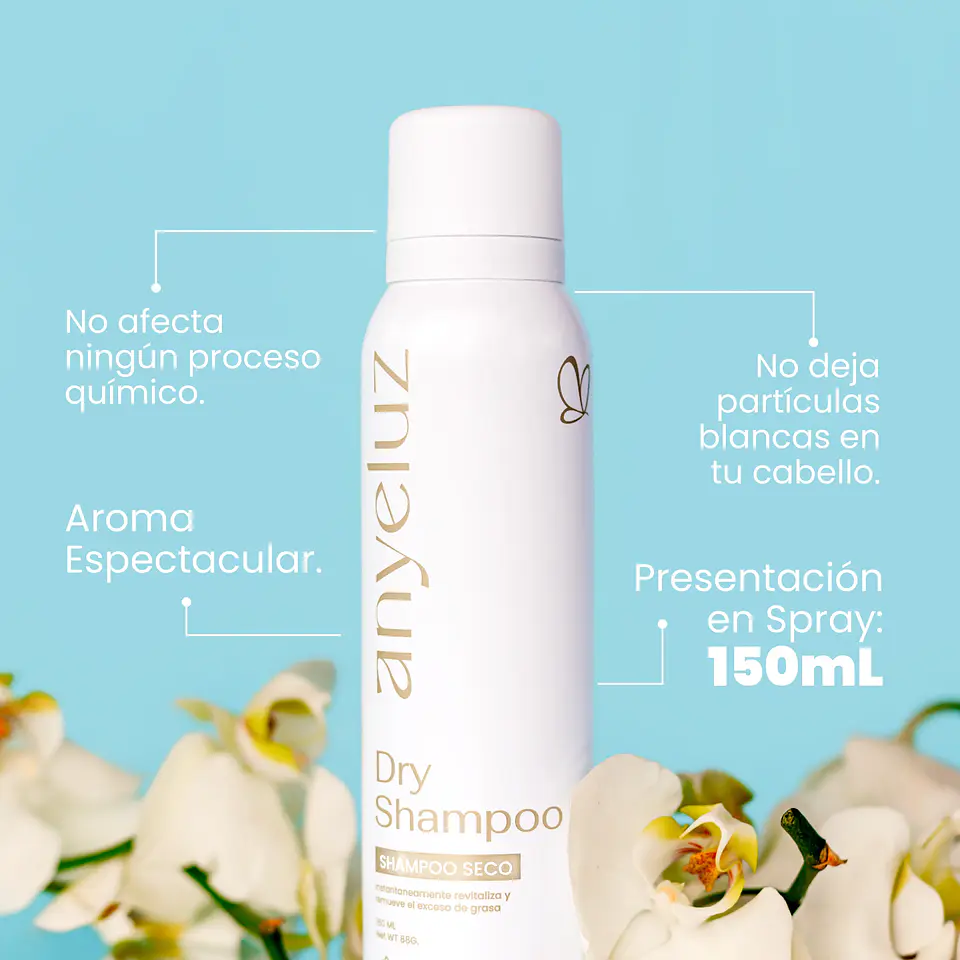 Shampoo Seco ANYELUZ 150ml 4