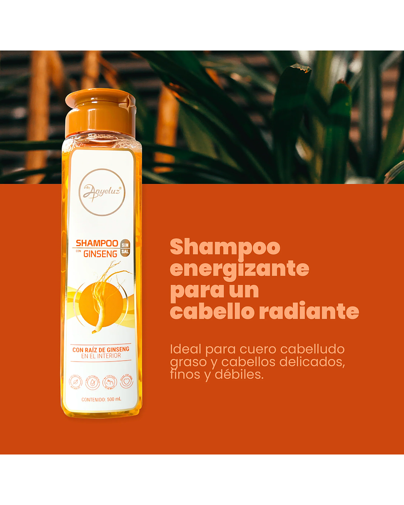 Champú con Ginseng ANYELUZ 500ml