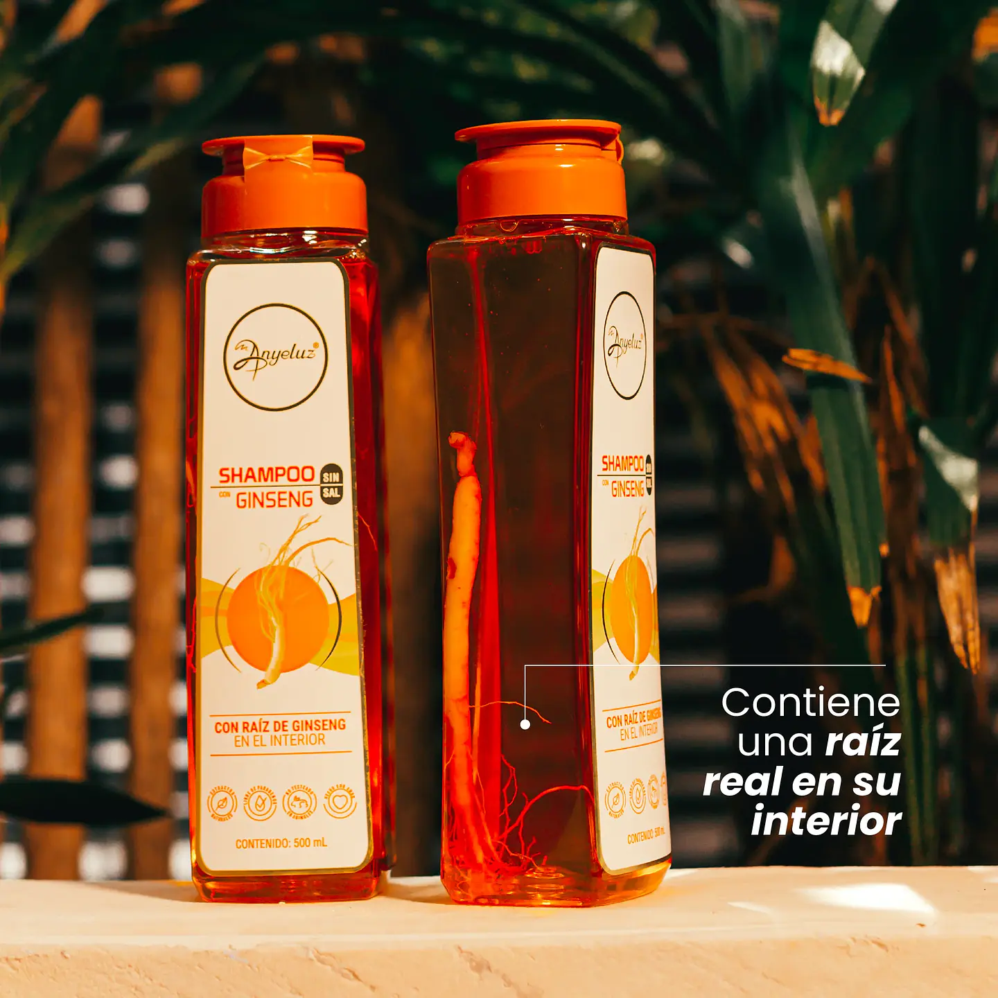 Shampoo con Ginseng ANYELUZ 500ml 5