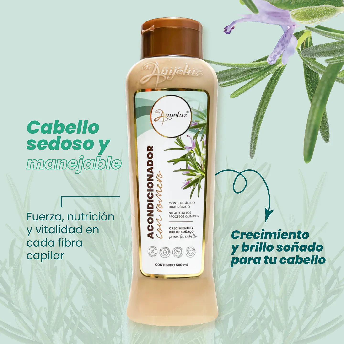 Acondicionador con Romero ANYELUZ 500ml 3