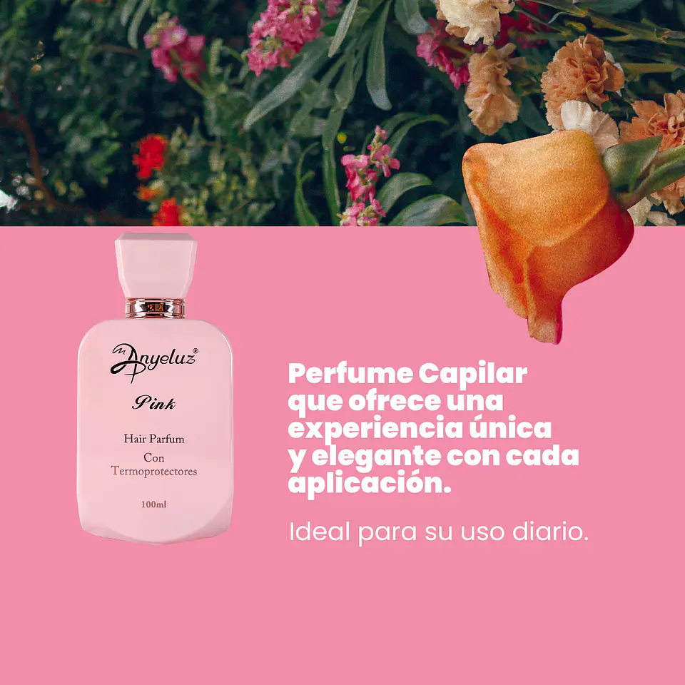 Perfume Capilar ANYELUZ Pink 100ml 2