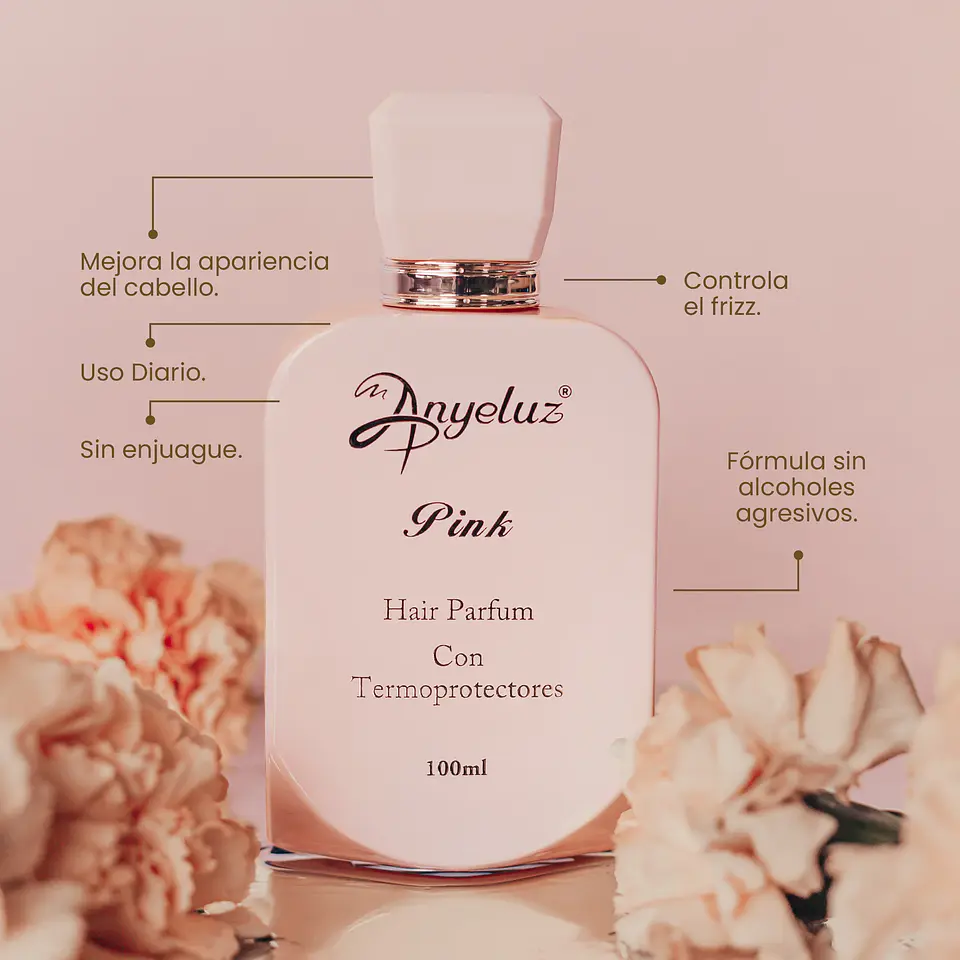 Perfume Capilar ANYELUZ Pink 100ml 4