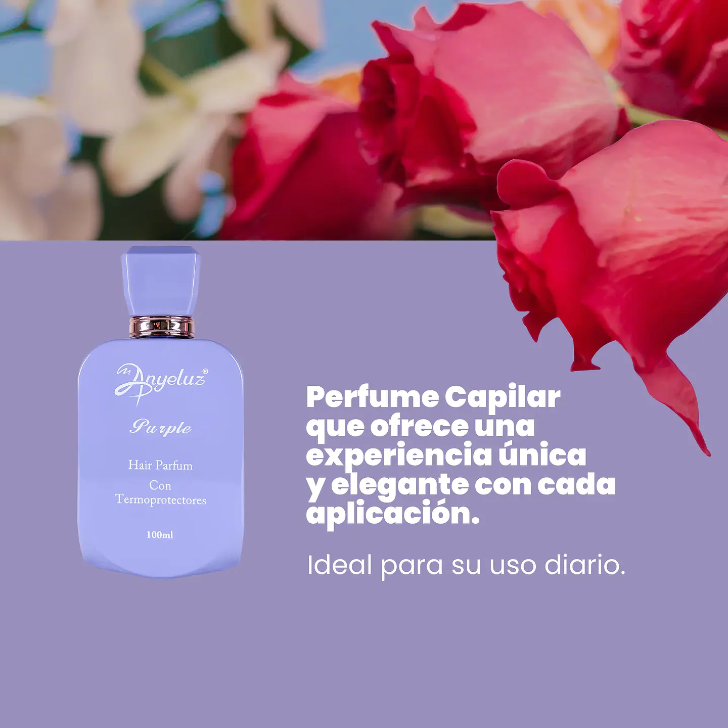 Perfume Capilar ANYELUZ Purple 100ml 2