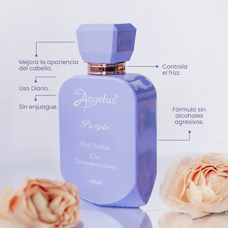 Perfume Capilar ANYELUZ Purple 100ml 4