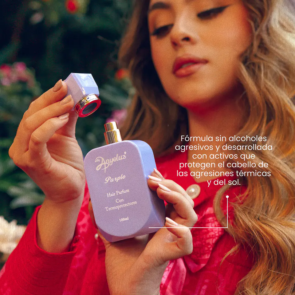 Perfume Capilar ANYELUZ Purple 100ml 6