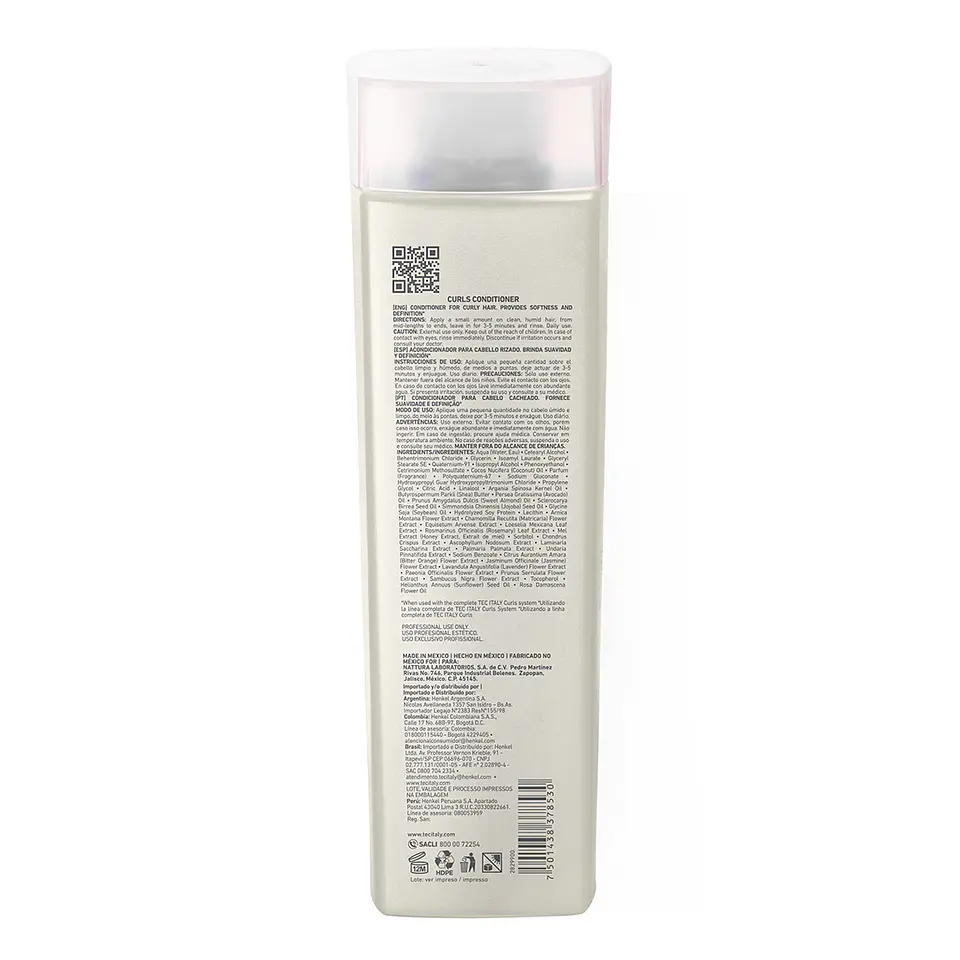 Acondicionador para Cabello Rizado TEC ITALY Curls 300ml 2