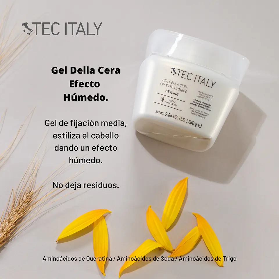 Gel Della Cera Effetto Húmedo TEC ITALY Styling 280g 4
