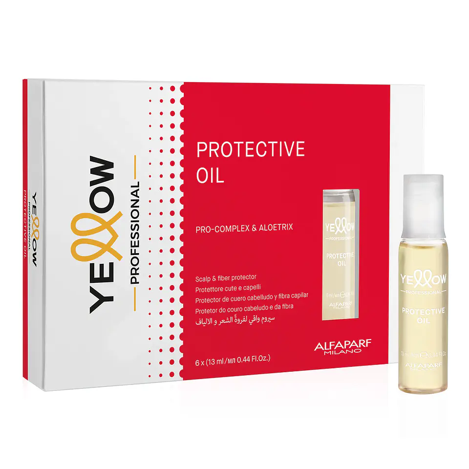 Caja de 6 Ampolletas Protective Oil YELLOW 13ml 2
