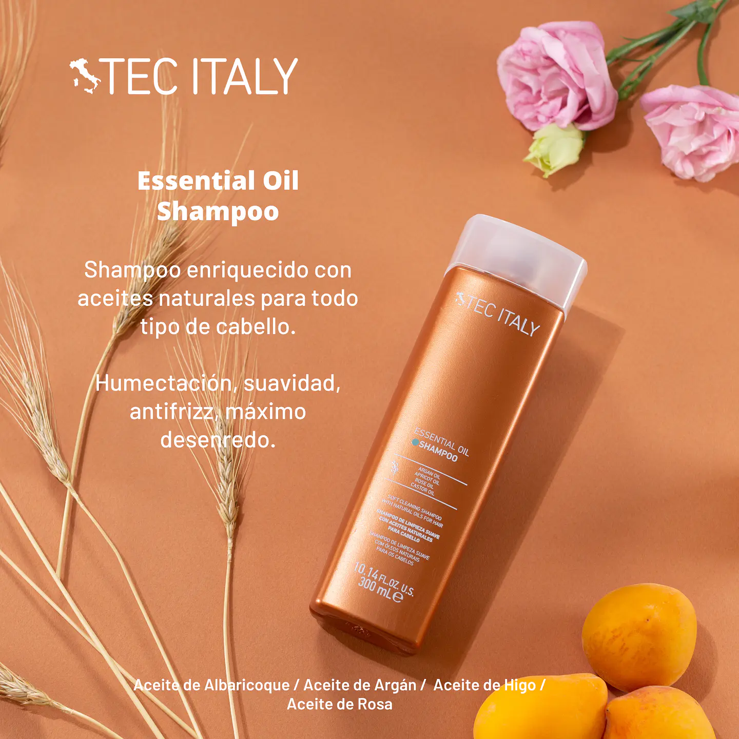 Shampoo Essential Oil TEC ITALY Nourishing Oil 300ml 3