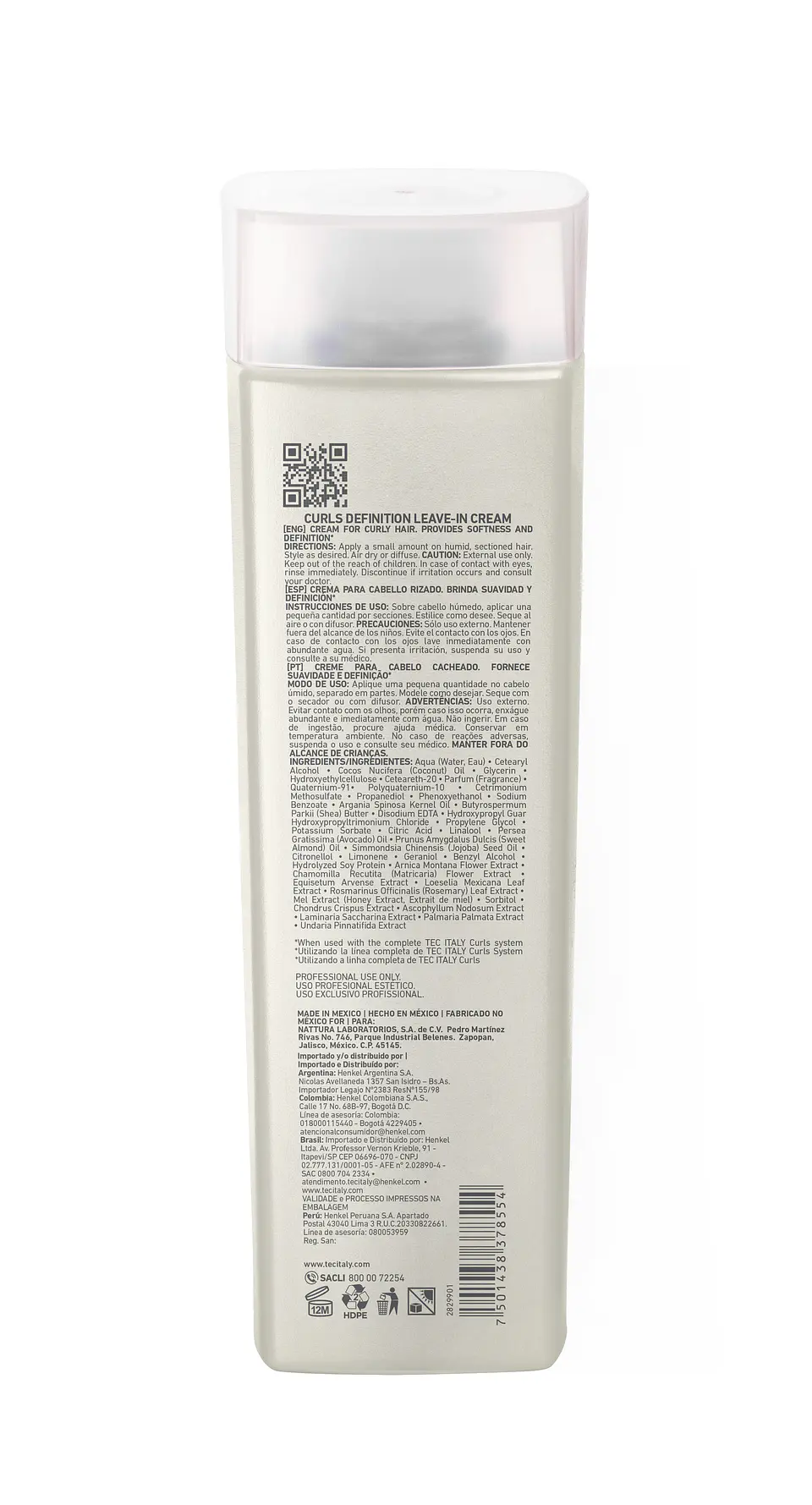 Curls Leave In Cream TEC ITALY Curls 300ml 2