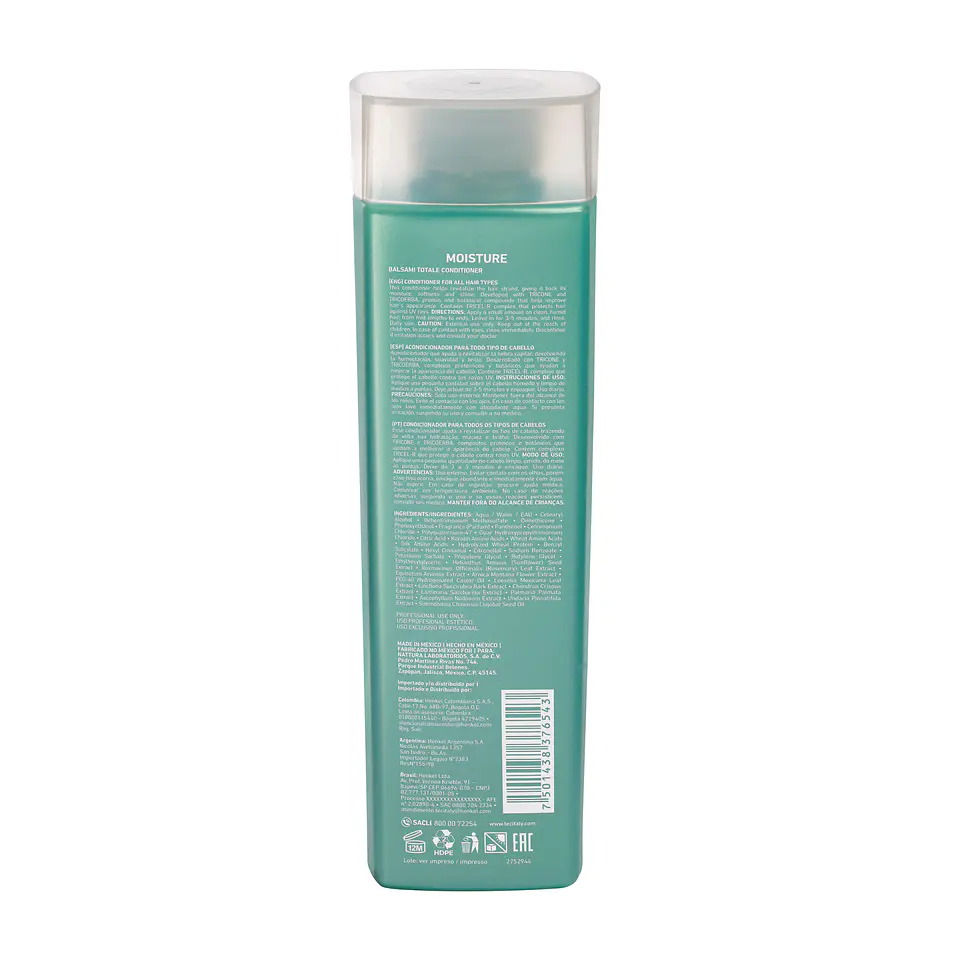 Acondicionador Balsami Totale TEC ITALY Moisture 300ml 4