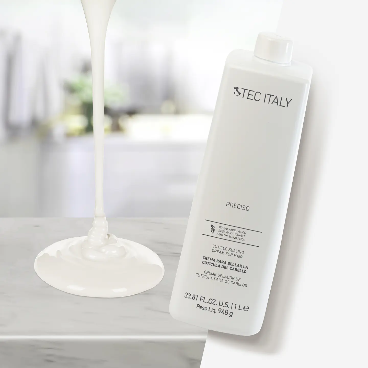 Preciso Crema Selladora de Cutícula TEC ITALY Professional 1L 3