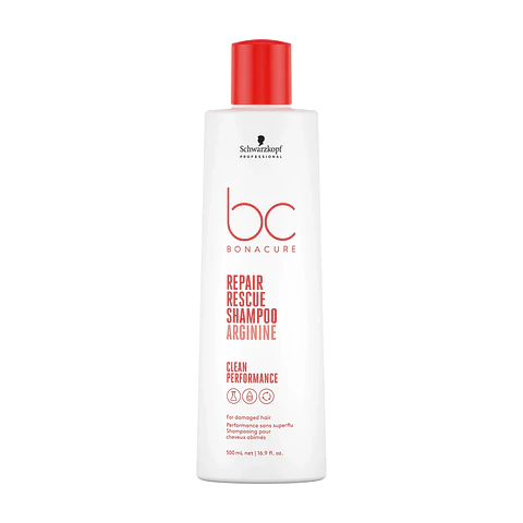 Shampoo Repair Rescue con Queratina Vegana y Arginina BONACURE 500ml