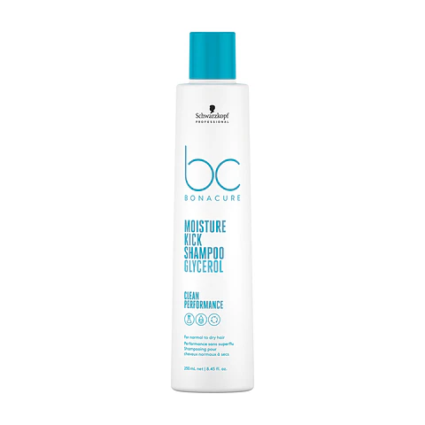 Shampoo con Queratina Vegana y Glicerol Moisture Kick BONACURE 250ml