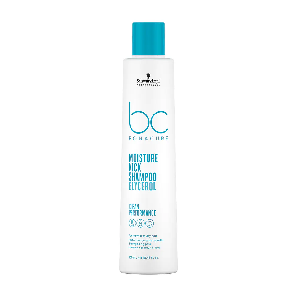 Shampoo con Queratina Vegana y Glicerol Moisture Kick BONACURE 250ml 1