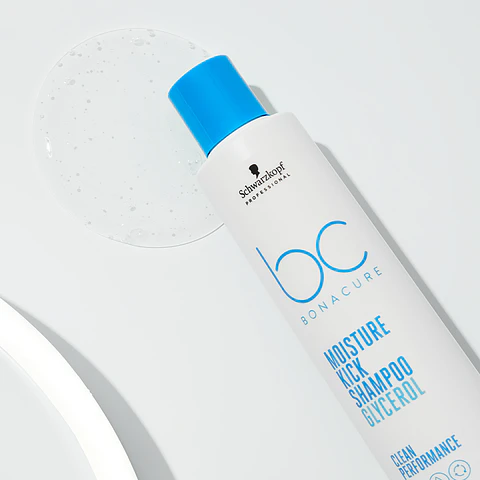 Shampoo con Queratina Vegana y Glicerol Moisture Kick BONACURE 250ml