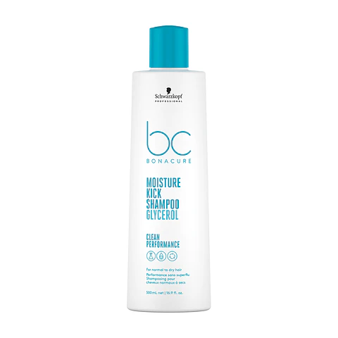 Shampoo con Queratina Vegana y Glicerol Moisture Kick BONACURE 500ml