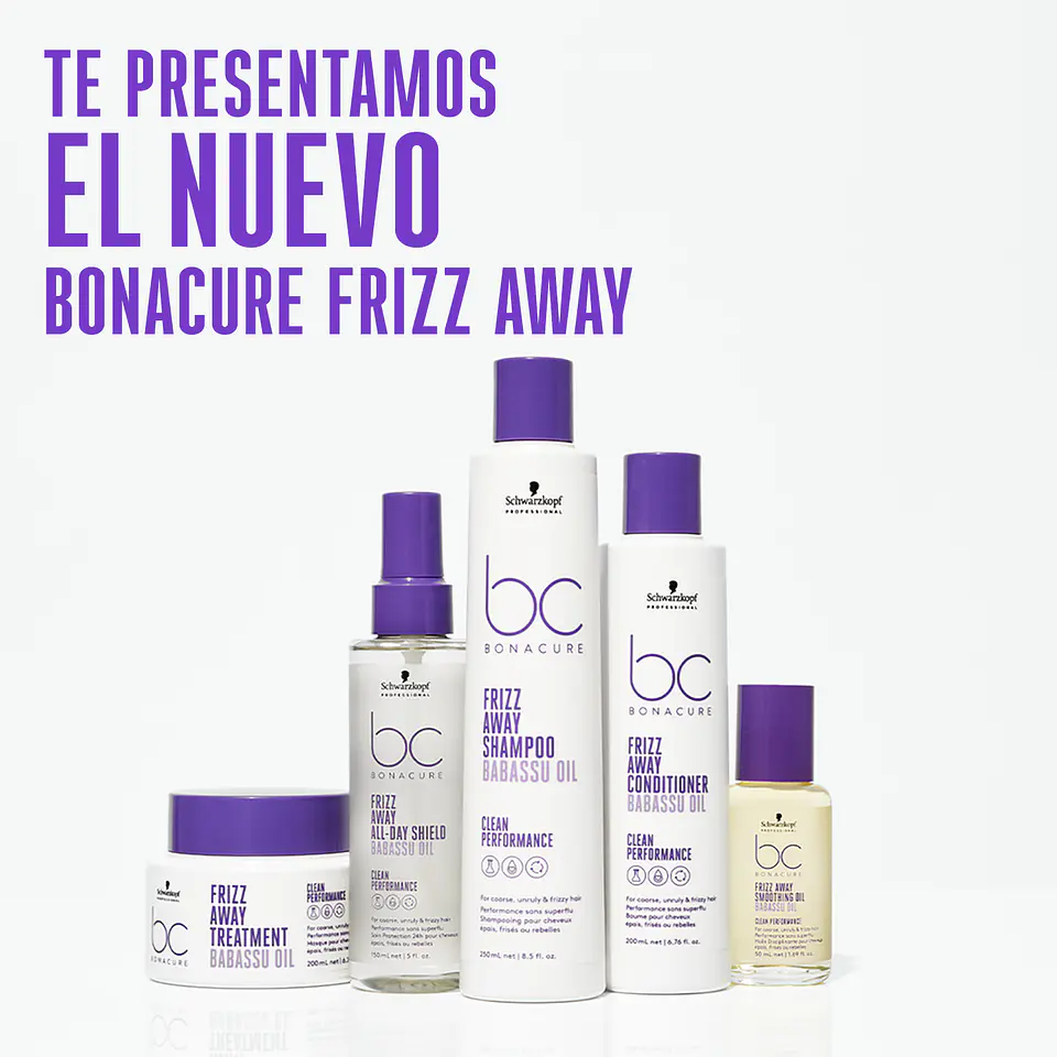 Acondicionador Frizz Away con Queratina Vegana y Arginina BONACURE 200ml 3