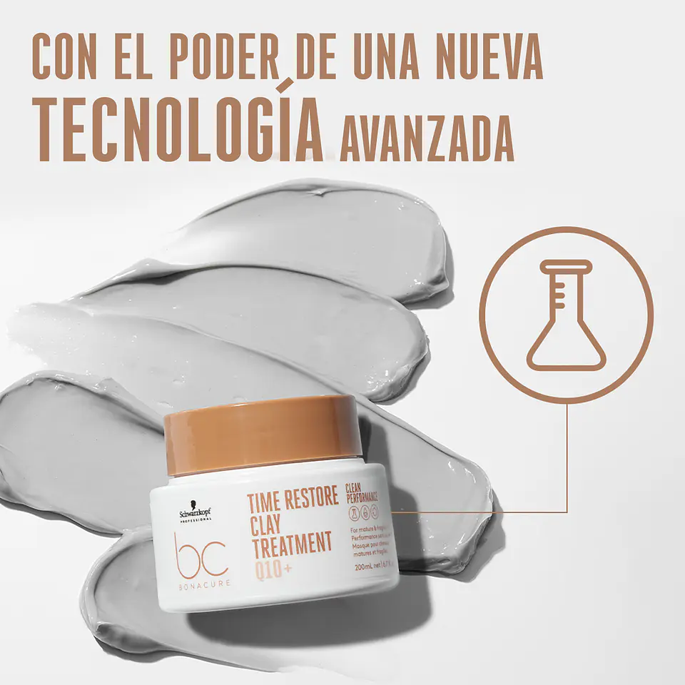 Acondicionador con Queratina Vegana y Glicerol Q10+ Time Restore BONACURE 1000ml 2