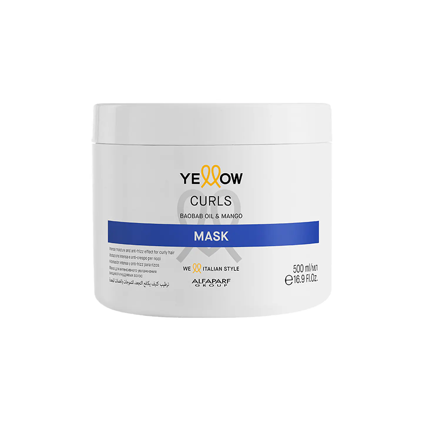 Mascarilla Rizos Anti-Frizz YELLOW Curls 500ml 2