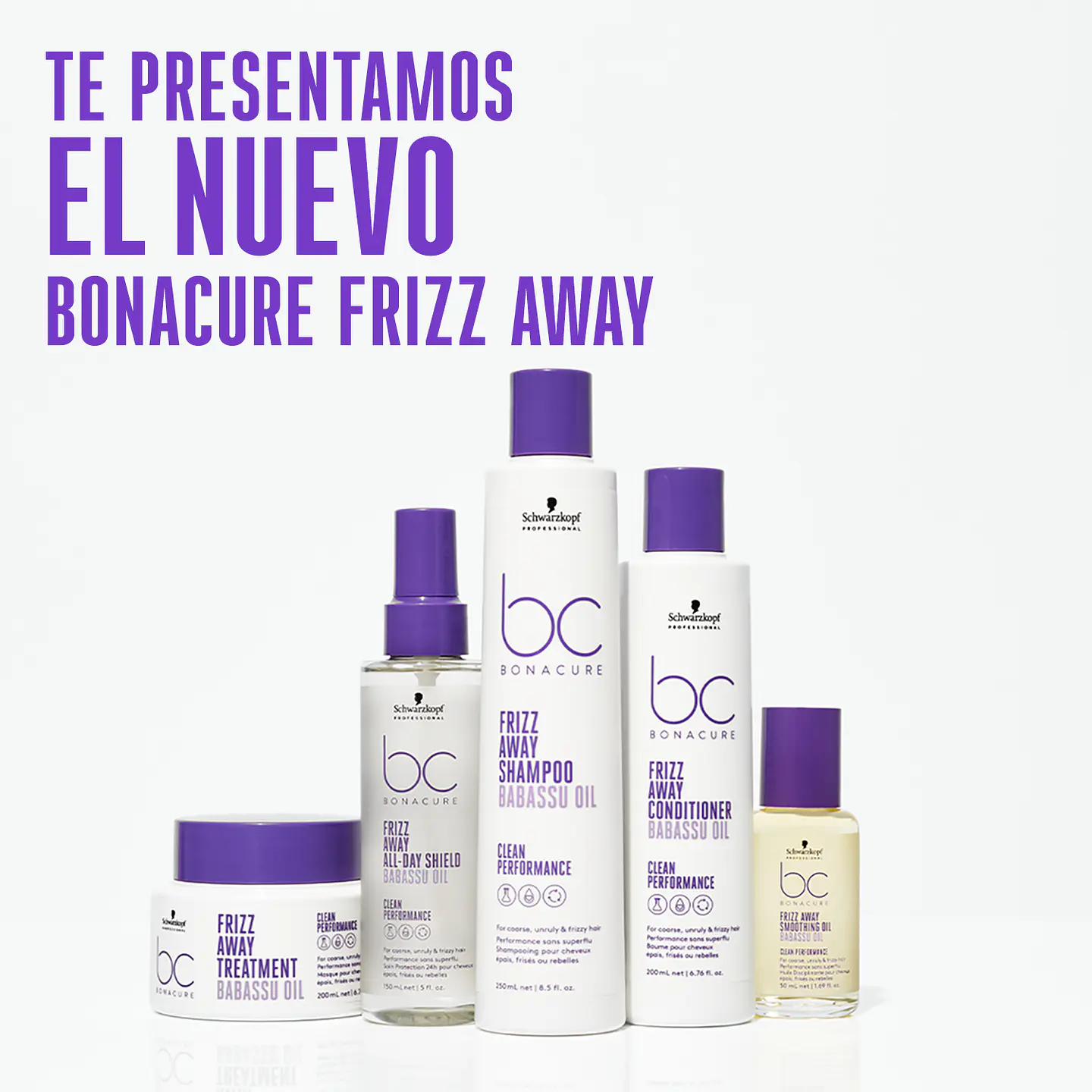 Combo Shampoo + Acondicionador BONACURE Frizz Away 3
