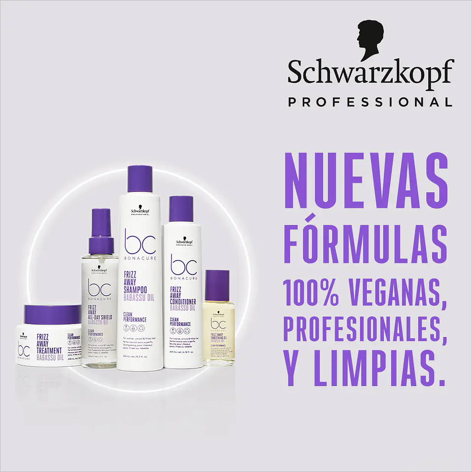 Combo Shampoo + Acondicionador BONACURE Frizz Away 4