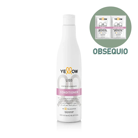 Acondicionador Anti Frizz Liso Perfecto YELLOW Liss 500ml