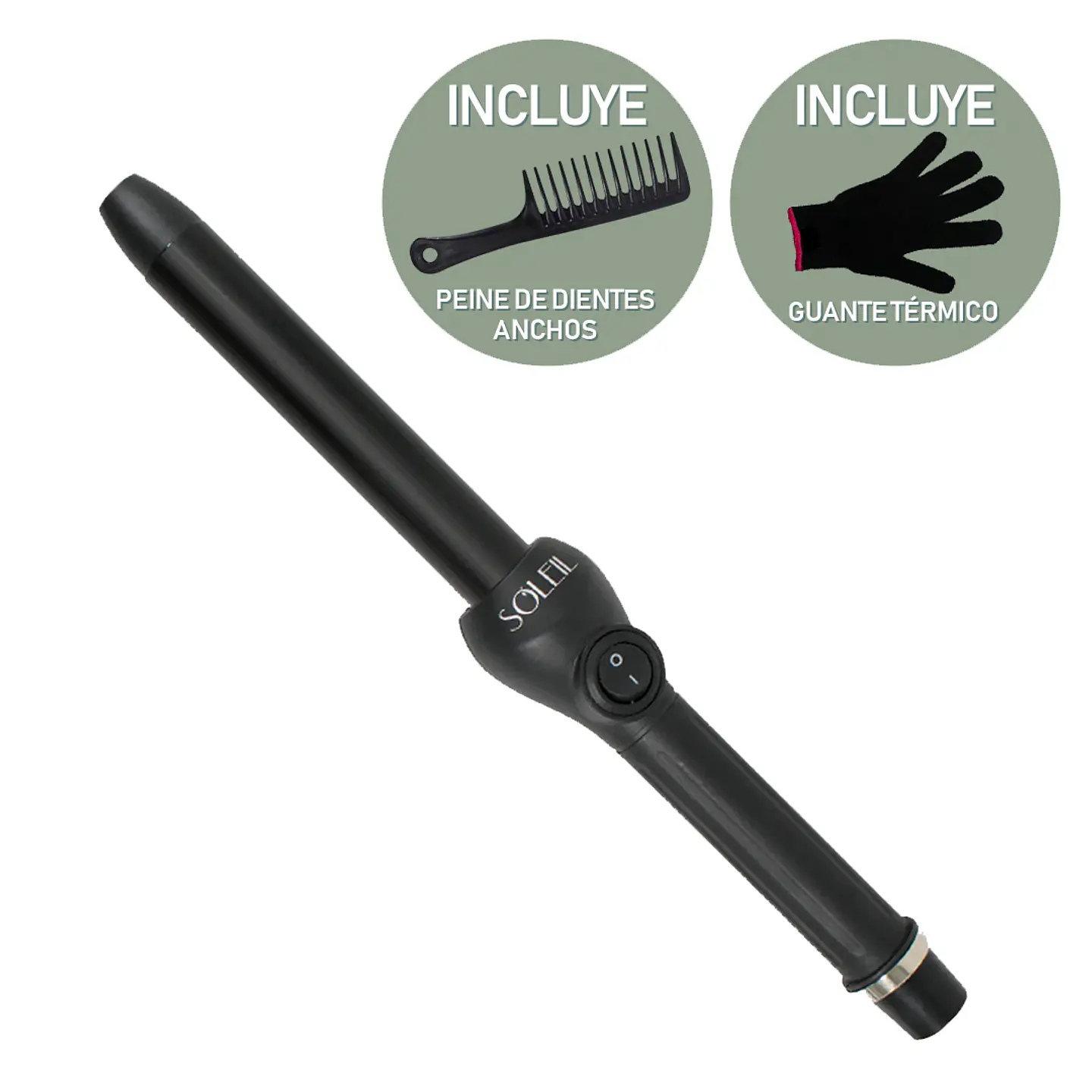Pinza Rizadora PYT 25mm Negra 1